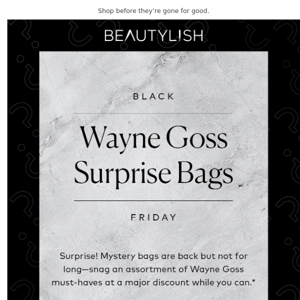 Your chance to shop Wayne Goss at a *major* discount 💸
