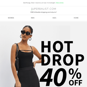 Sleigh the season with 40% OFF | HOT DROP 🤩