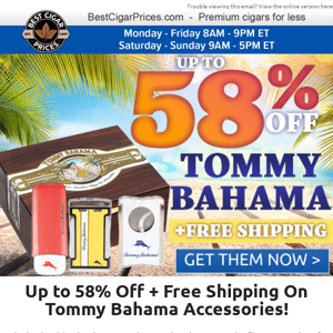 🌴 Up to 58% Off  + Free Shipping On Tommy Bahama Accessories 🌴