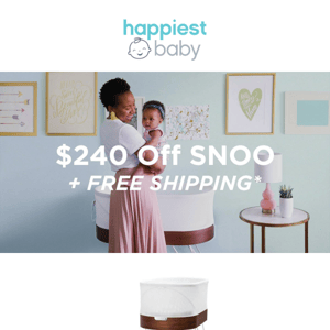 Final hours to save $240 on SNOO