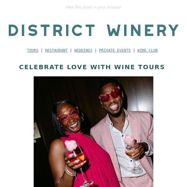 Valentine's Day + Wine Tours = True Love