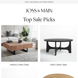 ICYMI: The Mullins Coffee Table is up to 40% off