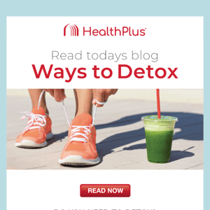 Great Ways to Detox!