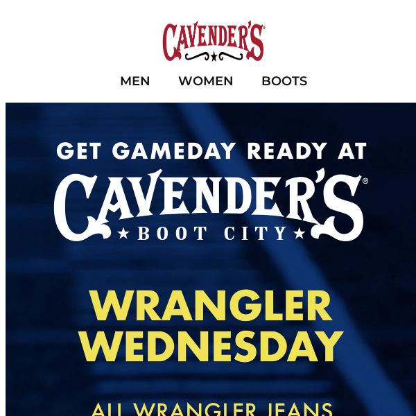 20% Off Wrangler Jeans TODAY