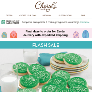 💚 The grass is greener and the cookies dreamier with 50% off.