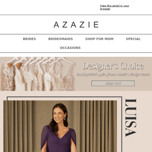 Curated Just for You: Azazie Designers' Top Picks!