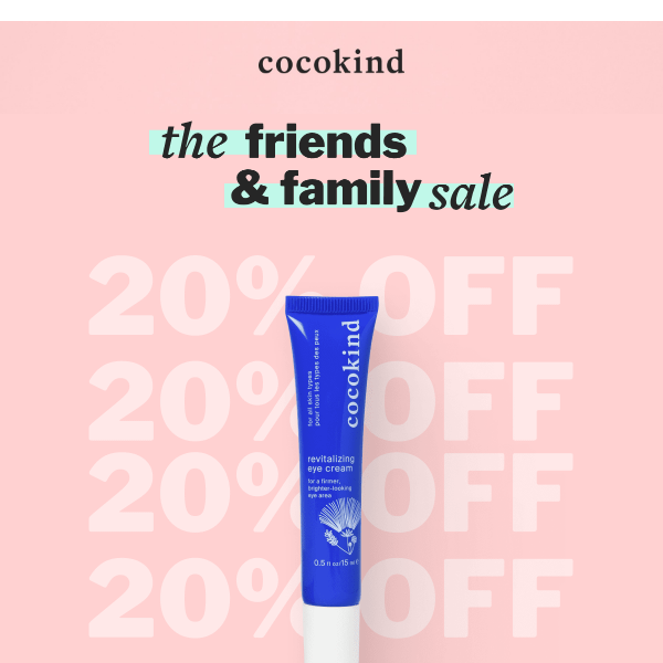 20% OFF SITEWIDE!!!