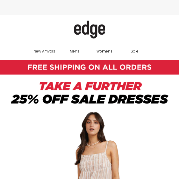 Take a further 25% off Sale Dresses