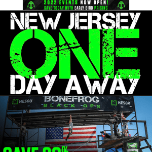 New Jersey - ONE DAY AWAY