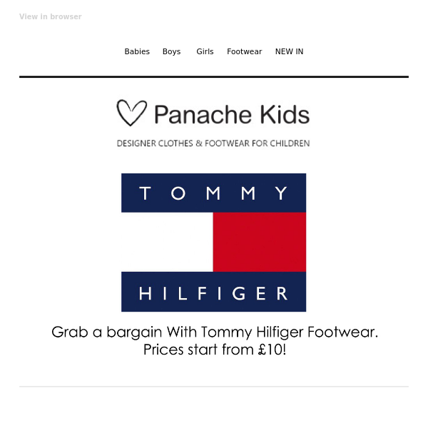 £10 Tommy Hilfiger Footwear SALE! 😍