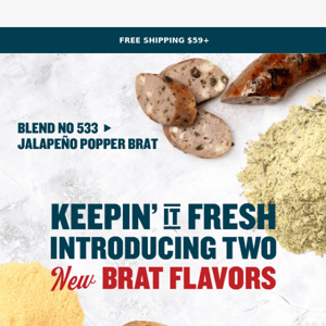 Meet our Two NEW Brat Seasonings