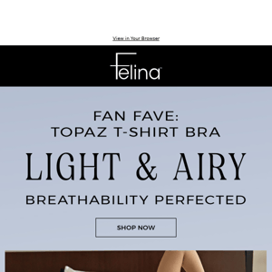 ❄️ The T-Shirt Bra with Cooling Comfort ❄️