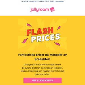 Flash Prices är äntligen tillbaka!