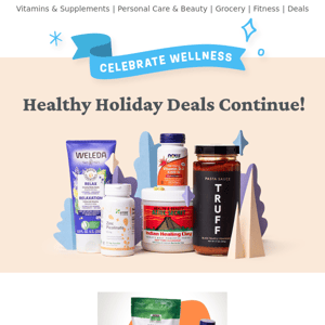 Wellness deals continue, to 60% off!
