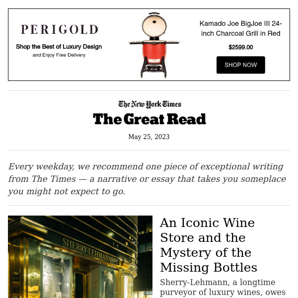 The Great Read: An Iconic Wine Store and the Mystery of the Missing Bottles