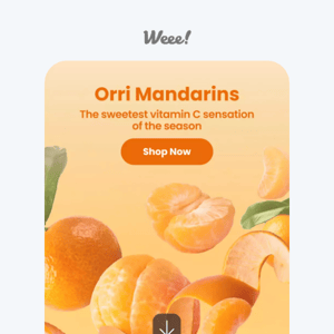 Get your Vitamin C in with Orri Mandarin🍊🧡