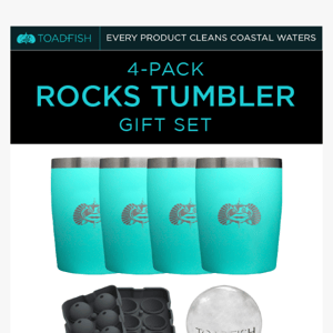 180 minutes left to get the 4-pack Rocks Gift Set for $70!