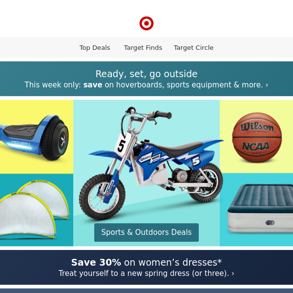 Check out this week's sports & outdoors deals 🏍️