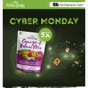 Celebrate Cyber Monday with 5x the points 🤩