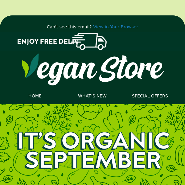 It's Organic September 🌱