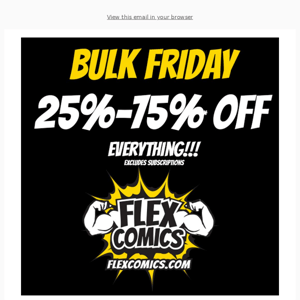 🍔 BULK-FRIDAY Deals are LIVE - up to 75% OFF