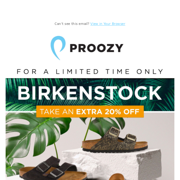 Your last chance to save on Birkenstock! 20% off sale 🔥