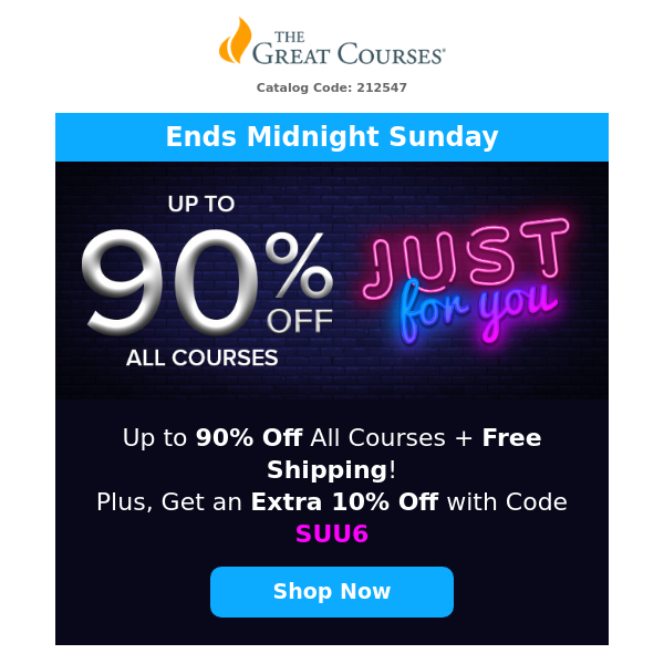All Courses on Sale Starting at $9.95 + 10% Off