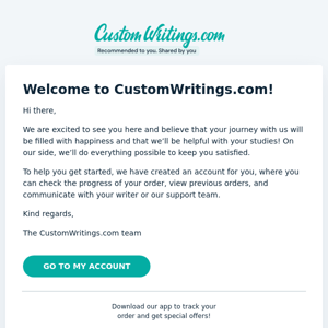 Welcome to CustomWritings.com!