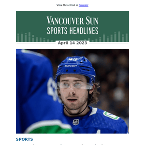 Canucks: For Quinn Hughes, being 'as good as anyone right now' isn't good enough