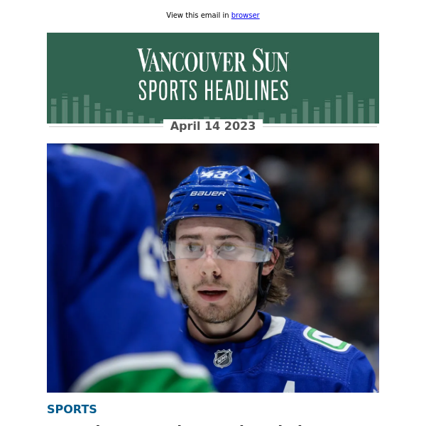 Canucks: For Quinn Hughes, being 'as good as anyone right now' isn