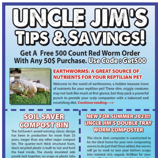 What Is the Best Way to Hook a Worm? - Uncle Jim's Worm Farm