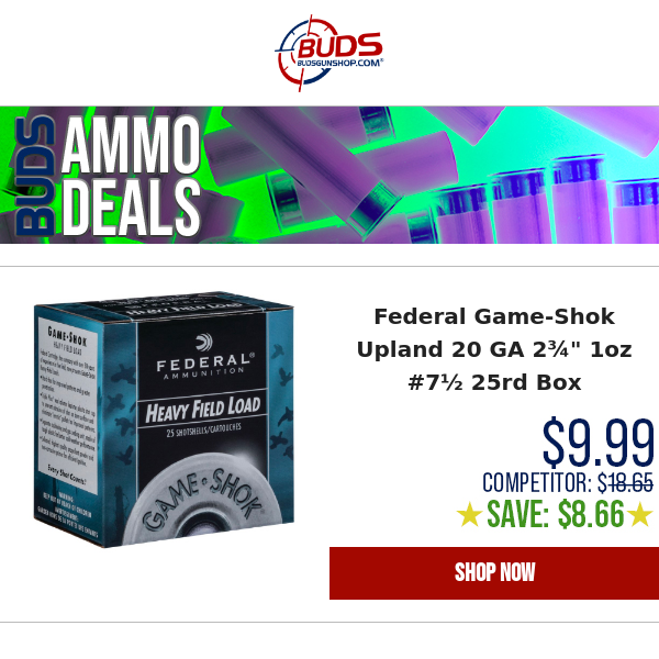 🎯UP TO 46% OFF AMMO!🔥