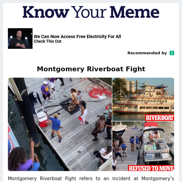 Montgomery Riverboat Fight