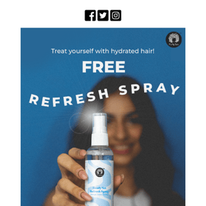 Surprise!🤩get our best-selling refresh to spray on your purchase🚨
