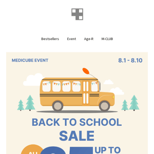 ✨Back to School MEGA SALE✨ Make your skin in the best condition!