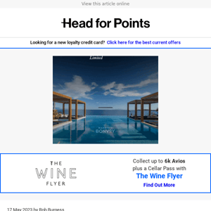 Bits: update on our Wine Flyer offer, earn 40000 Bonvoy points with Marriott Homes & Villas