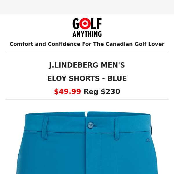 $49 J.Lindberg Men's Shorts Reg $230