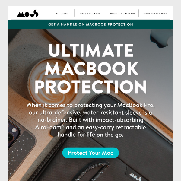 Mous-grade protection for your MacBook Pro