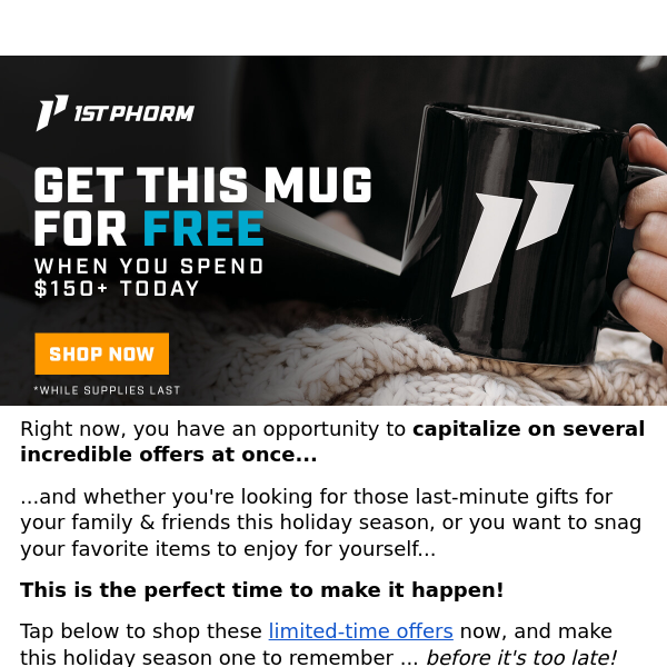 1st Phorm, this could be yours for FREE...