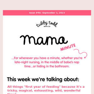 Mama Minute: Issue #46