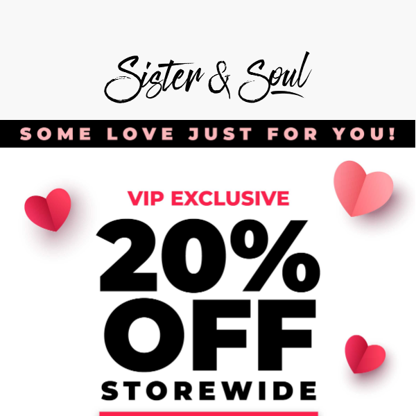 ❤️ 20% Off Storewide! ❤️❤️❤️ For VIP's