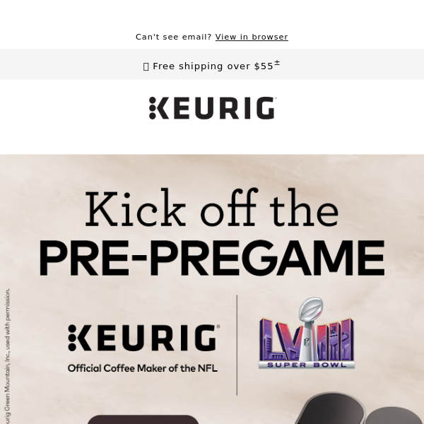 Keurig x NFL: Excitement is Brewing