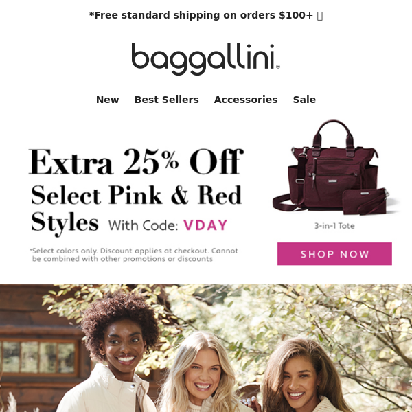 Blush Baggs We Love 💖 + 25% off Select Pink & Red Styles