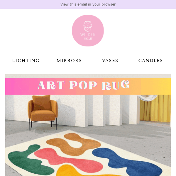 ART POP RUGS ARE HERE