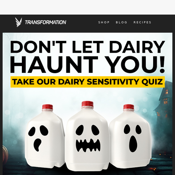 Boo! Dairy Sensitivity Meet Your Match: Take Our Dairy Sensitivity Quiz