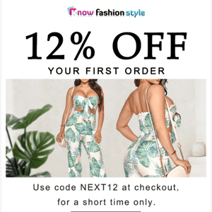 Re: Your style is low in stock...and EXTRA 10% OFF!