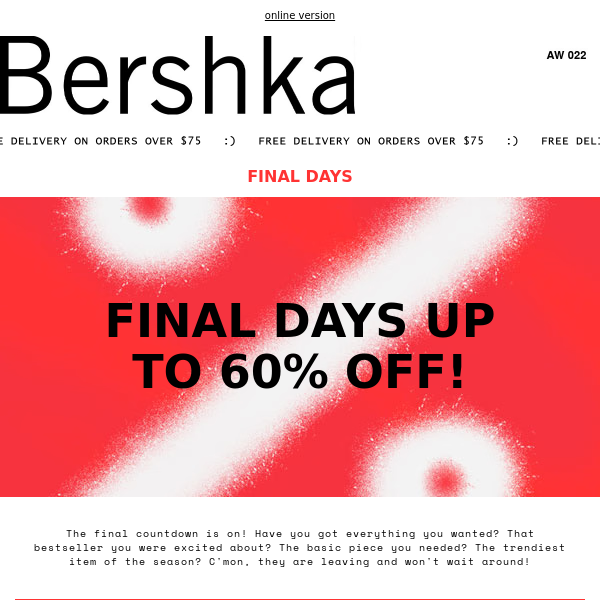 Bershka - Latest Emails, Sales & Deals