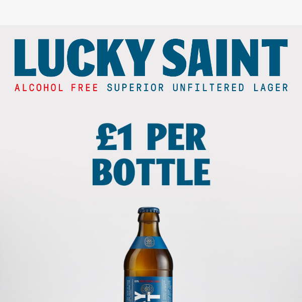 Try Lucky Saint From £1 Per Beer This Weekend