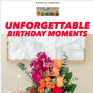 Create a birthday to remember