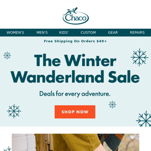 The Winter Wanderland Sale is on!